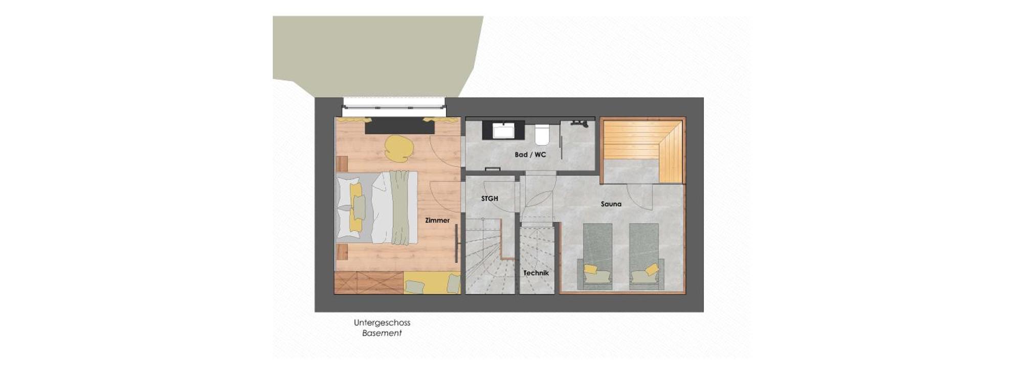 Panorama Three-Bedroom Chalet Sauna