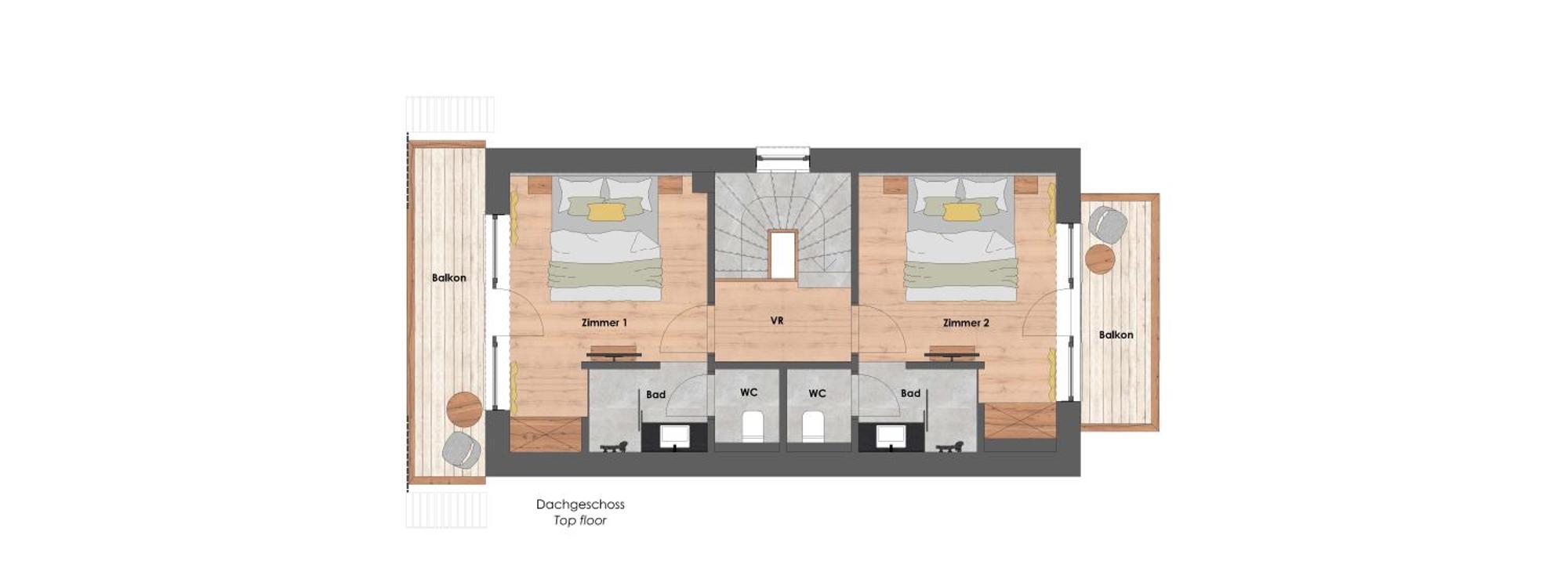 Panorama Three-Bedroom Chalet Sauna