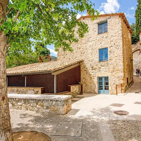 El Molino de Besalú Casa con jardín-3
